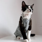 Smile Sleeveless Cotton T-Shirt